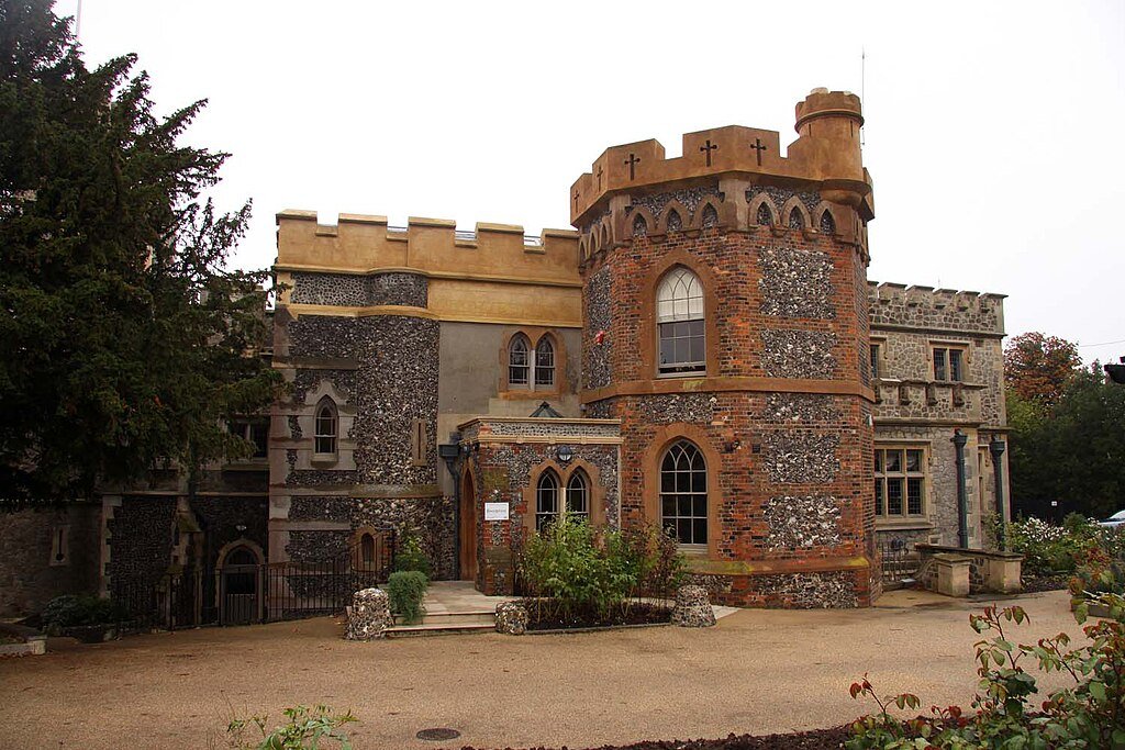 The rear of whitstable castle